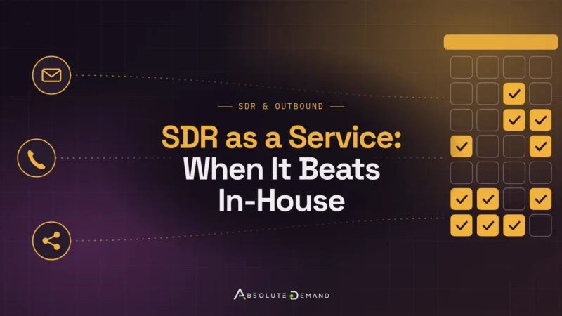 SDR as a Service: When It Beats In-House