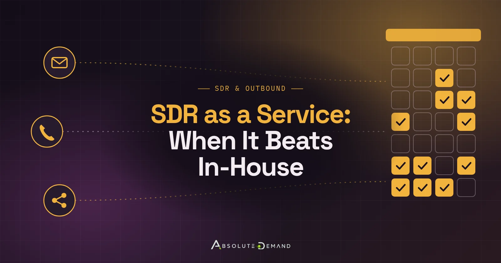 SDR as a Service: When It Beats In-House